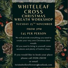 Whiteleaf Cross Wreath Workshop